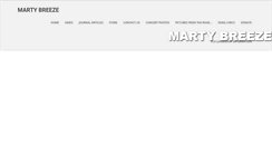 Desktop Screenshot of martybreeze.com